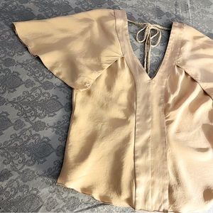 BEBE Silk top / M